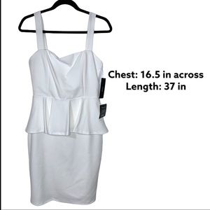 Lulu’s Large White Peplum Dress